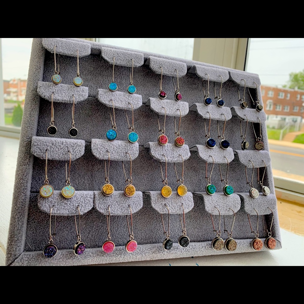 Handmade Druzy Earrings